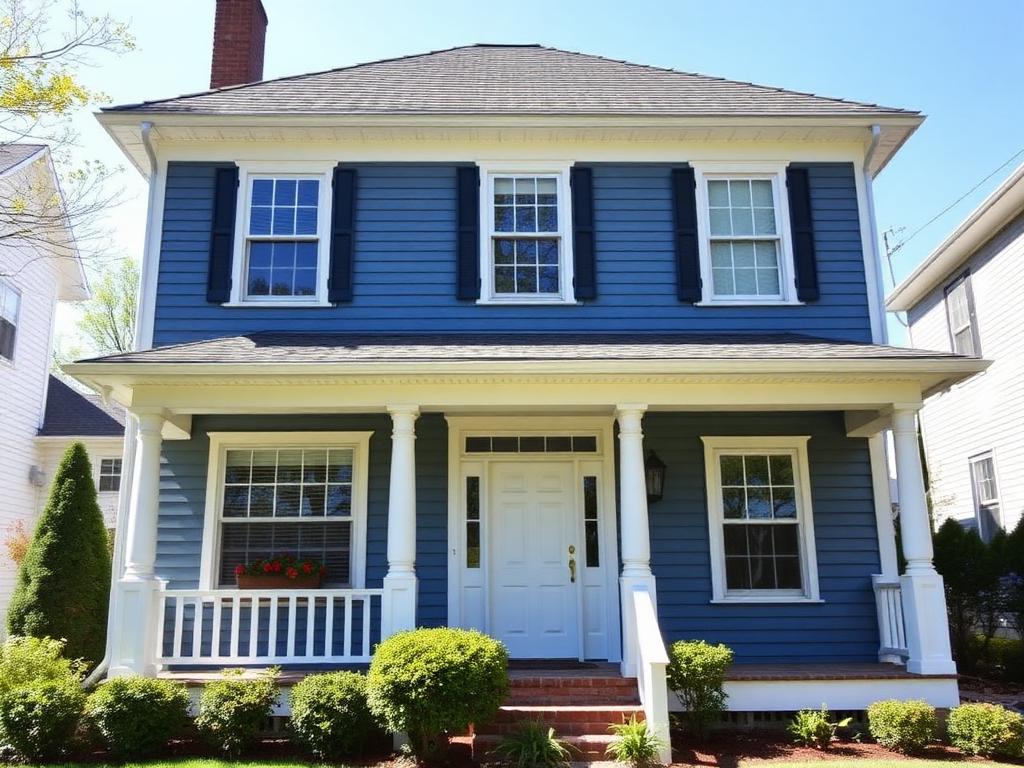 Commercial exterior painting project