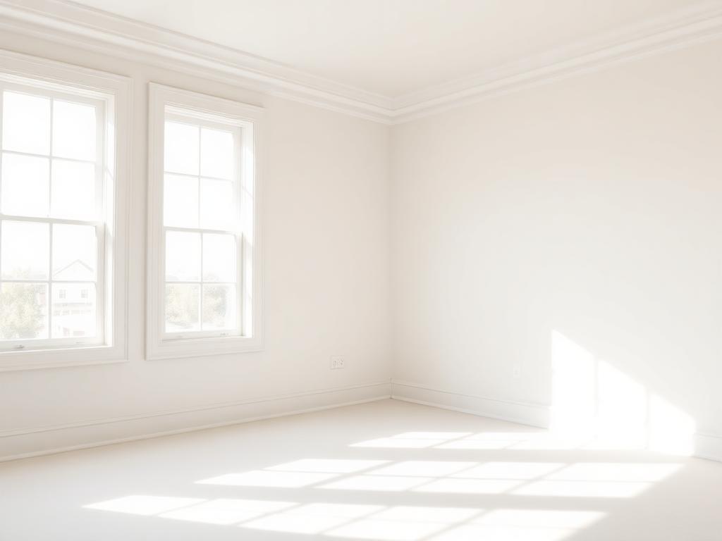 Bright painted room