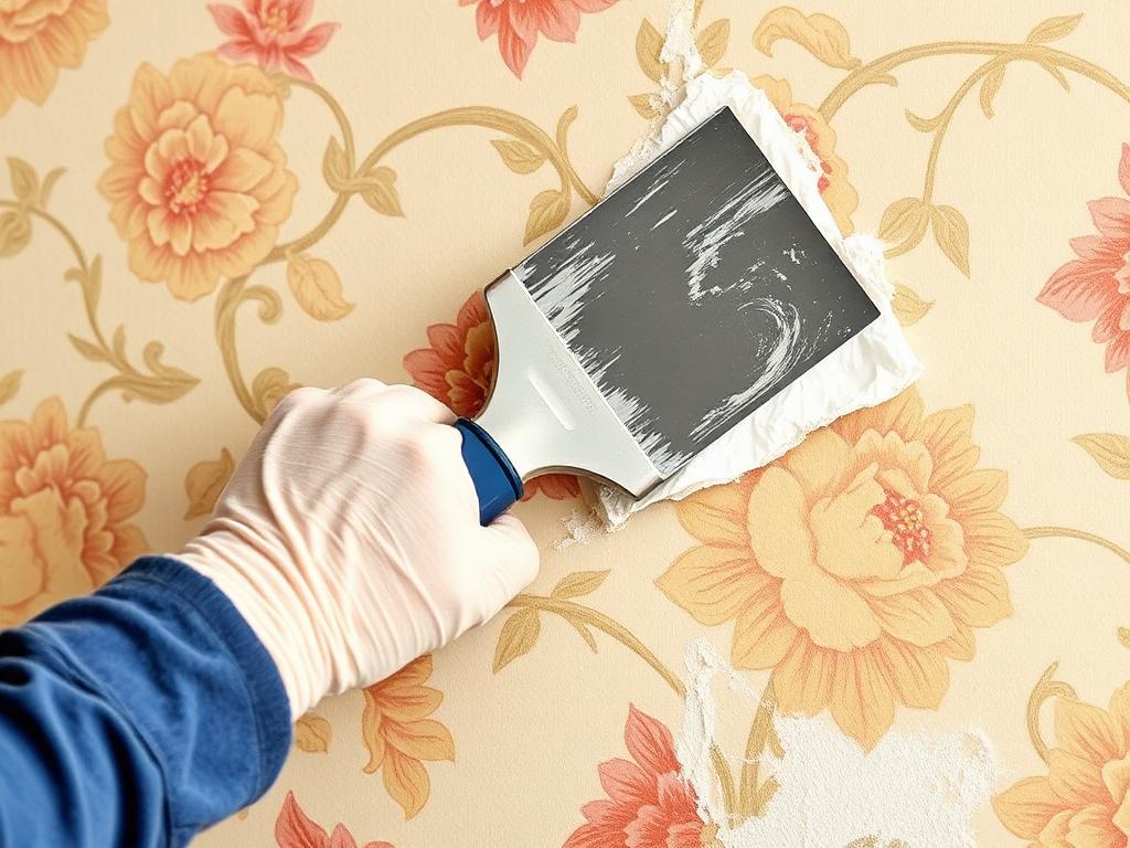 Wallpaper prep for painting